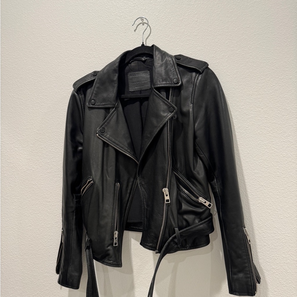 All Saints Moto Leather Jacket